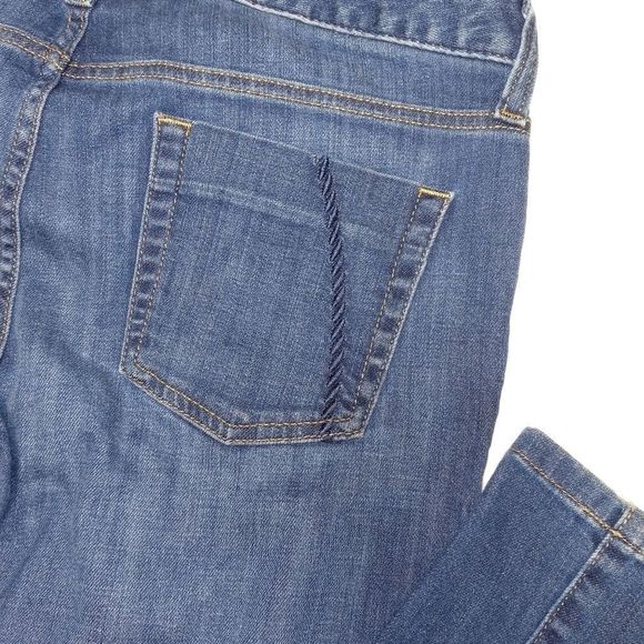 Nautica bootcut jeans ropes boating pants women's 6x28 embroidered 5 pockets - Picture 8 of 16